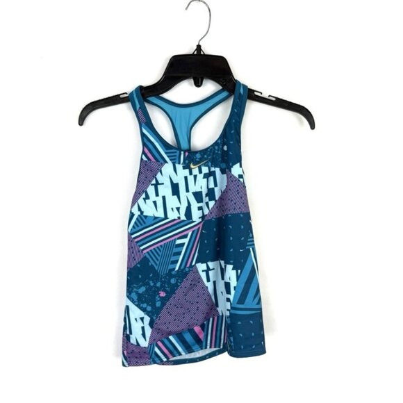 Nike Girl’s Blue Tankini Swimsuit Set Size M